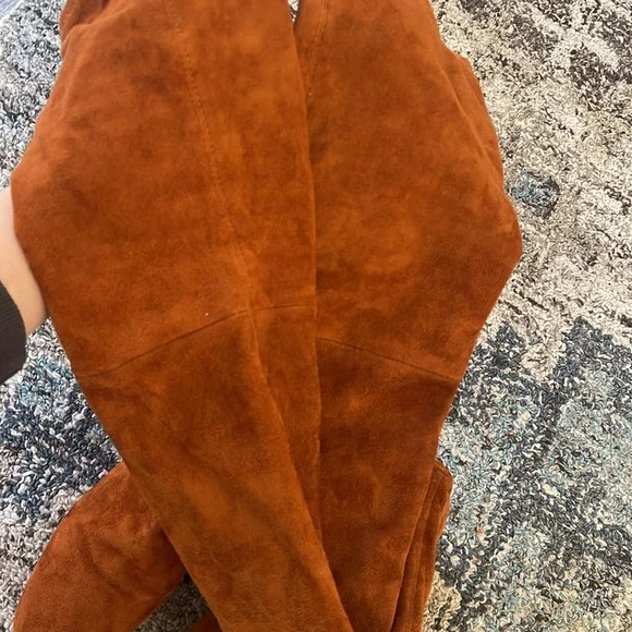 Maje Suede Over the Knee Sock Boot - Picture 10 of 12